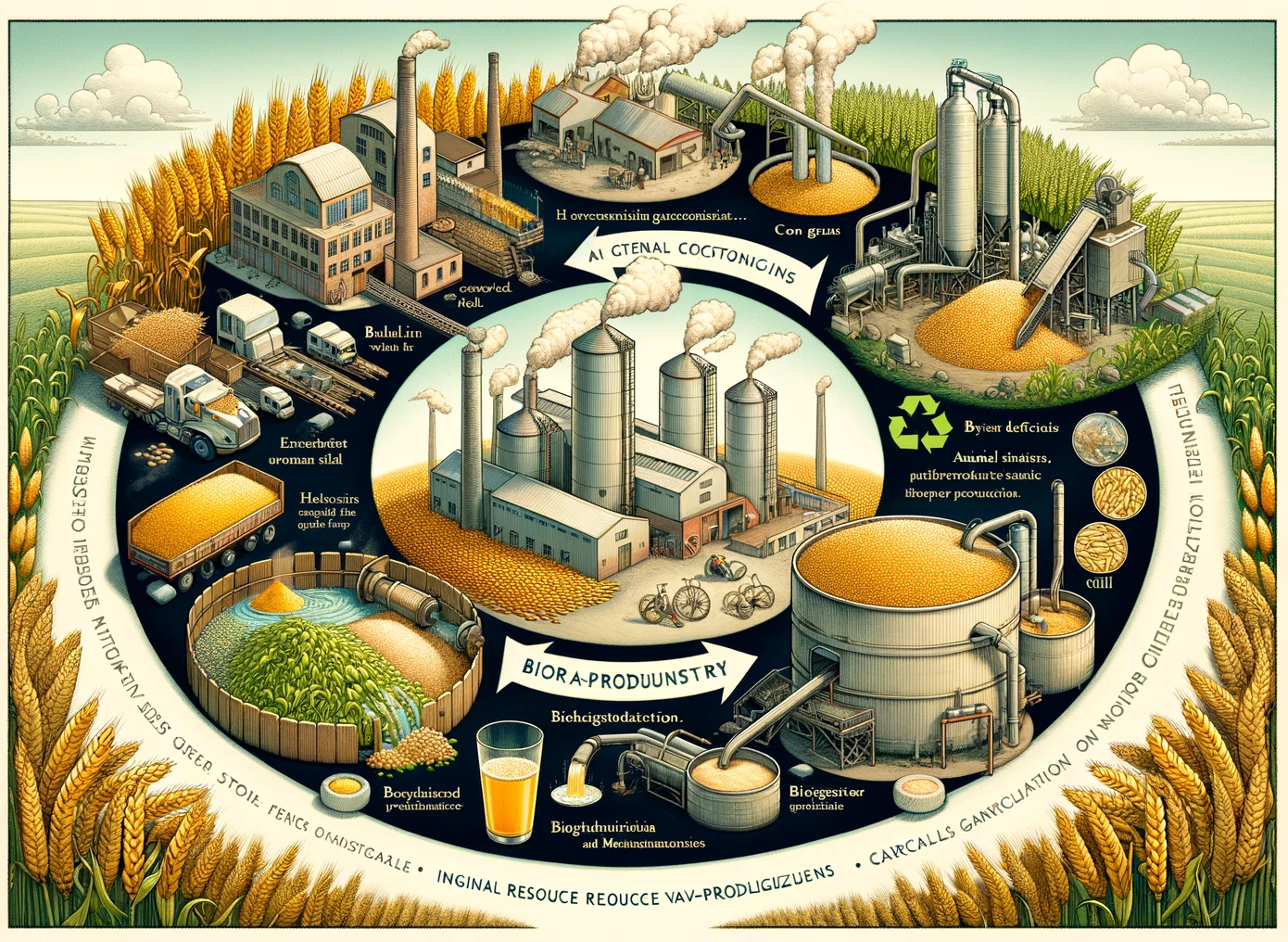 coproduits et biodéchets de l'industrie céréalières