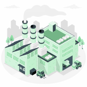 stockage et logistique dans une usine agroalimentaire